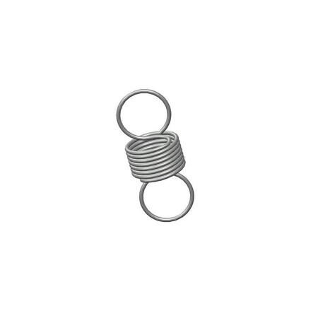 Approved Vendor Extension Spring, O= .500, L= 1.25, W= .037 G609970787